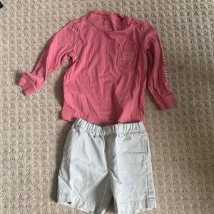 Vineyard Vines Faded Toddler Tee & Shorts